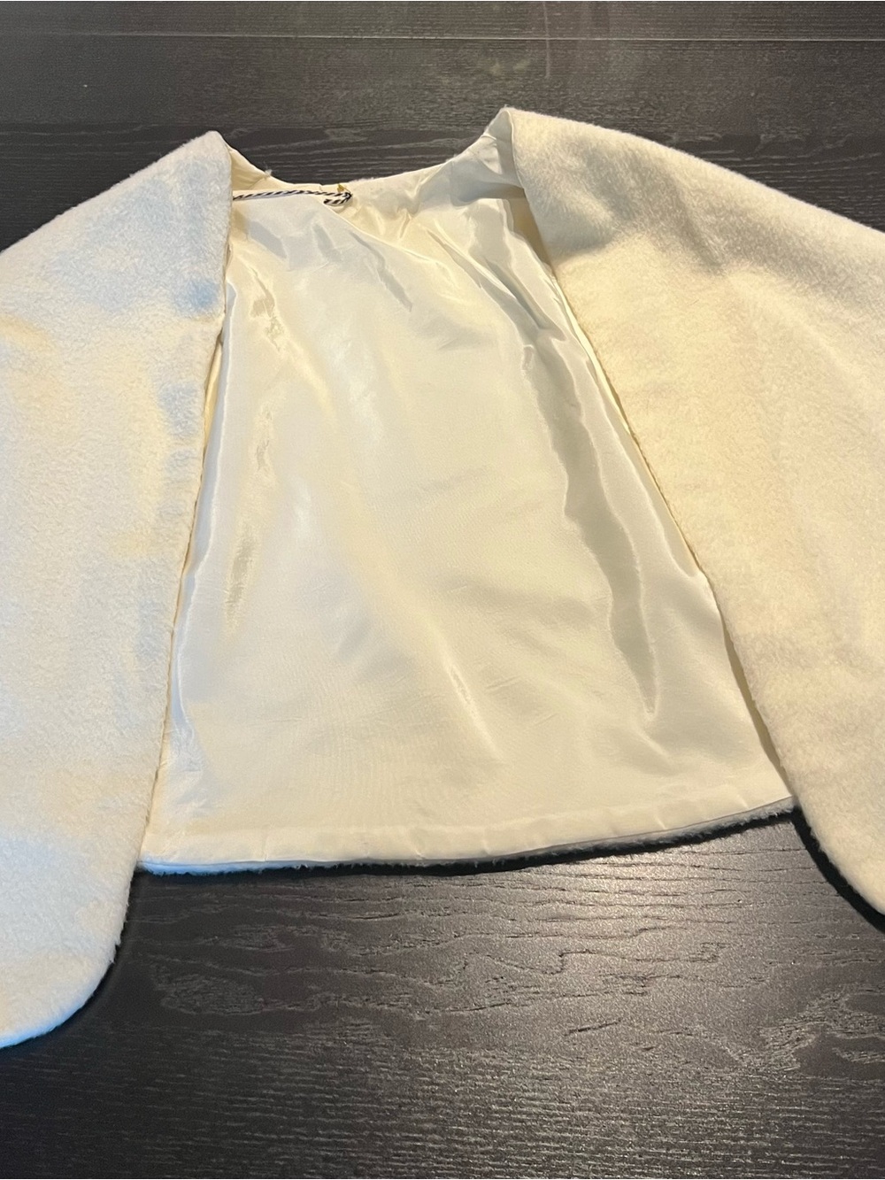 Vintage Cream Women's Cape Jacket